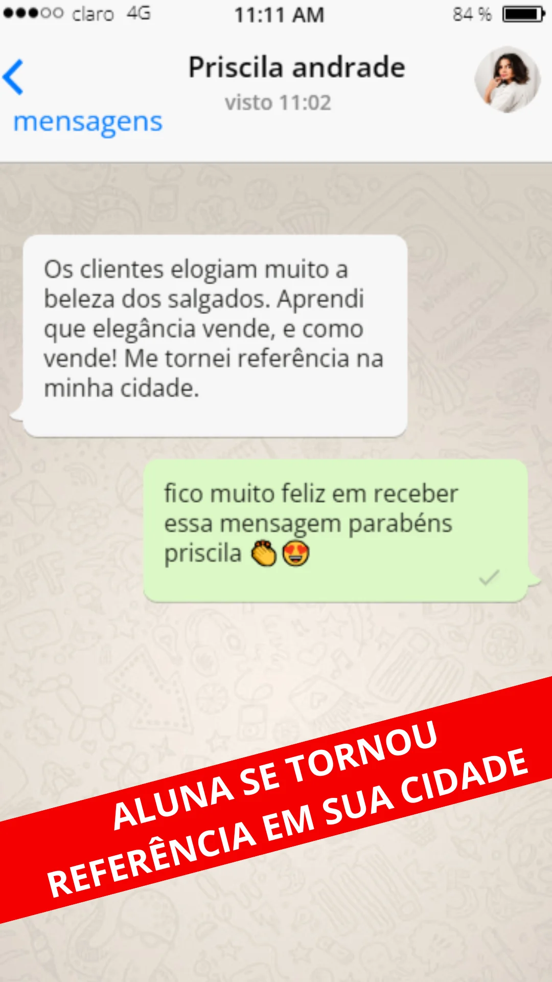 ALUNA AUMENTOU A CARTELA DE CLIENTES (1)